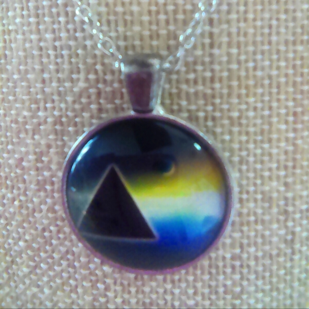Pink Floyd Cabochon Necklace